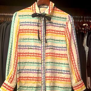 Gucci Multicolored button down shirt size 40 US 4